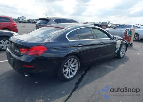 2015 BMW 640I Gran Coupe z USA, uszkodzony, nr VIN WBA6A0C55FD318676